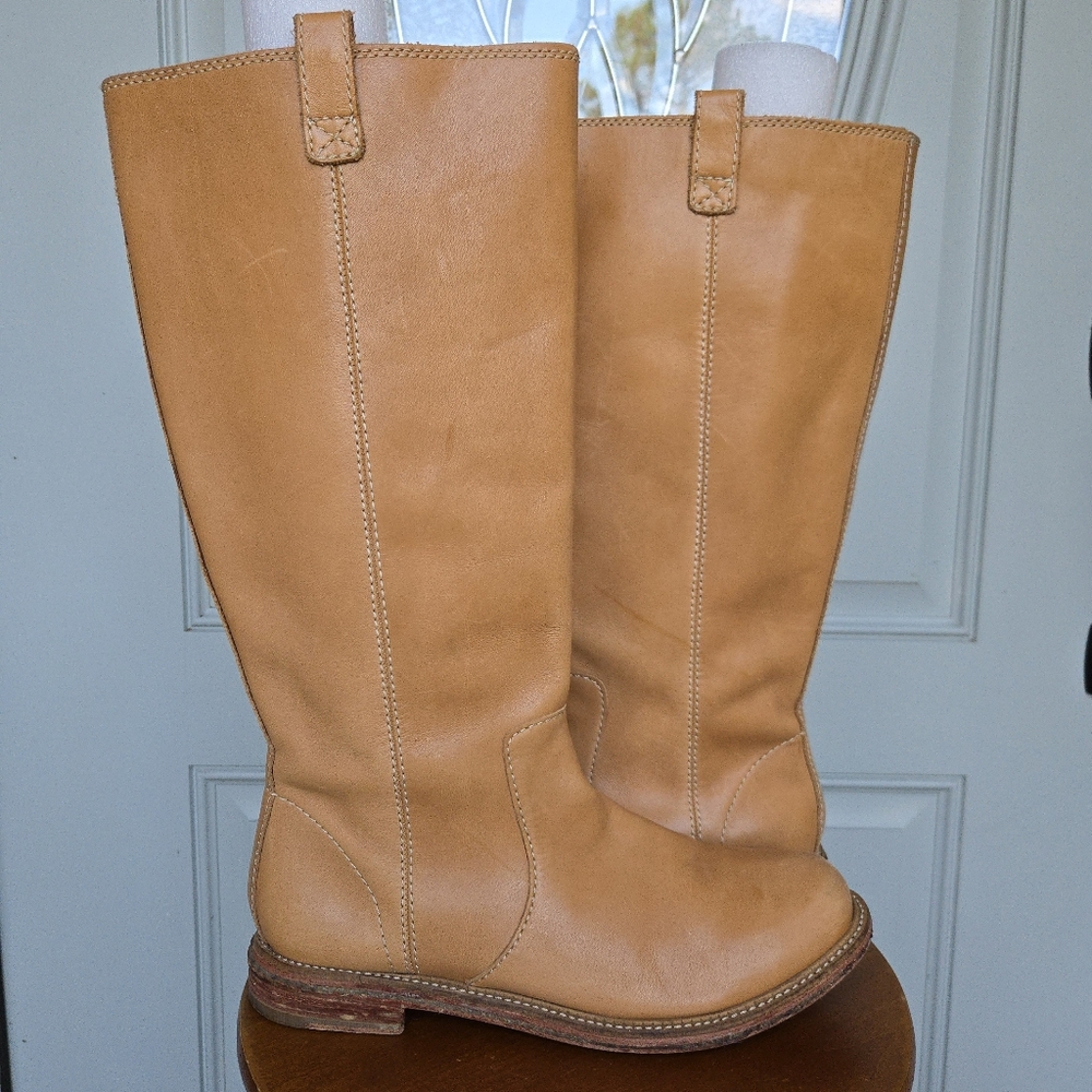 Cole Haan Tan Heeled Boots